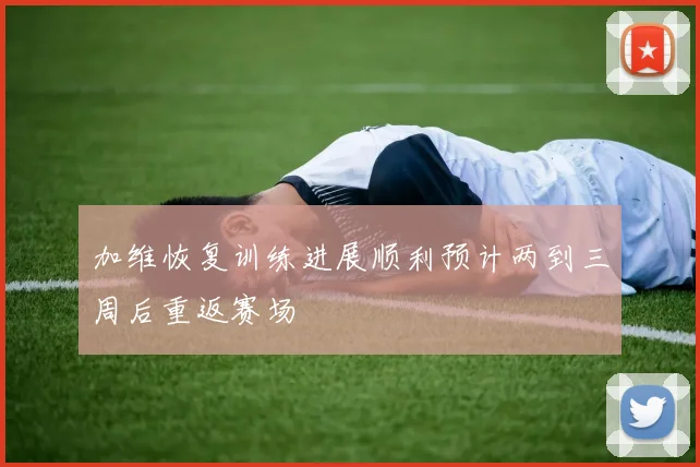 加维恢复训练进展顺利预计两到三周后重返赛场
